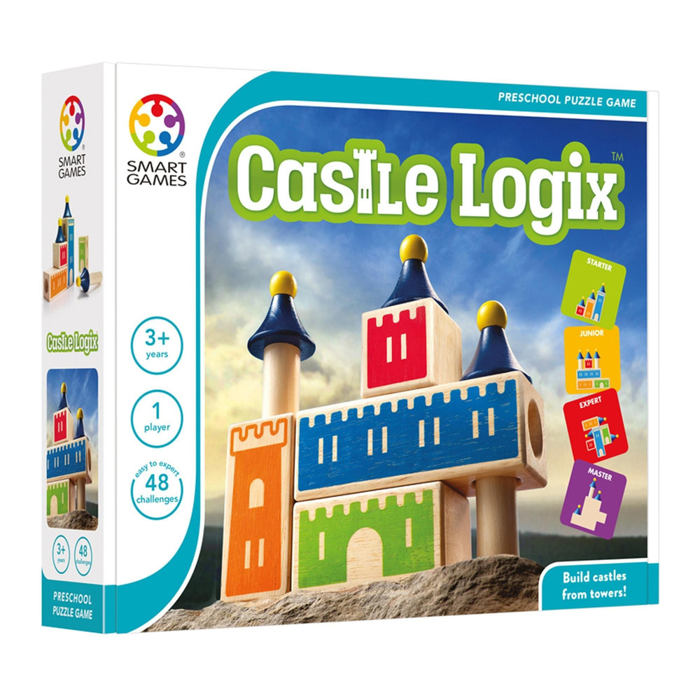 New in Box-Smart Games Castle Logix-Multilingual